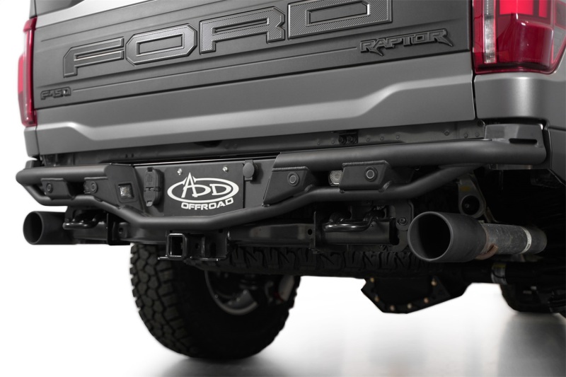Ford F-150 Raptor Bumper - Rear - Addictive Desert Designs - Race Series - Hammer Black - `21-`24